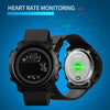 SKMEI 1511 Simple Bluetooth Men Smart Waterproof Compass Adult Smart Watch(Rubber Shell Black)