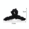 2 PCS Resin Material Spring Hair Clip, Colour: 4 Creamy-white