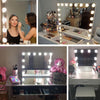 6 LEDs Mirror Front Light Dimmable Makeup Mirror USB Touch Control Light(White Light)