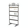 Earrings Necklace Jewelry Stand Holder Display Rack(Black)