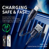 WK WDC-136 USB to 8 Pin 3A Fast Charing Data Cable(Black)