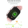 GT20 1.69 inch TFT Screen IP67 Waterproof Smart Watch, Support Music Control / Bluetooth Call / Heart Rate Monitoring / Blood Pressure Monitoring, Style:Silicone Strap(Pink)