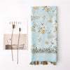 180 X 85cm  Women Cotton And Linen Scarf Retro Splicing Bohemian Printed Silk Shawl SL2003-005
