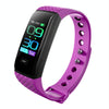 CK17S 0.96 inches IPS Screen Smart Bracelet IP67 Waterproof, Support Call Reminder / Heart Rate Monitoring / Blood Pressure Monitoring / Sleep Monitoring (Purple)