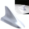 A-886 Car Auto Shark Fin Dome Antenna Decoration for Honda Buick Nissan Hyundai Toyota Volkswagen Mazda(Silver)
