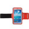 PU Sports Armband Case with Earphone Hole for Galaxy Mega 6.3 / i9200, Below 6.3 inch Phones(Red)
