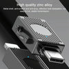 USB to 8 Pin Multifunction Travel Case Shape Apapter(Silver)