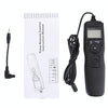 RST-7002 LCD Screen Time Lapse Intervalometer Shutter Release Digital Timer Remote Controller with C8 Cable for CANON 1D/1DS/50D/40D/30D/20D/10D/5D/7D Camera(Black)