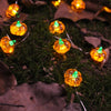 LED Halloween 3D Pumpkin String Lights Bar Shop Ambience Scene Layout Decorative Lanterns, Style: 30 LEDs Always On(Warm White)