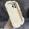 For iPhone 14 Plus Fun Sports Plush Silicone Phone Case(Table Tennis)