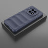 For Realme V60 5G Magic Shield TPU + Flannel Phone Case(Dark Blue)