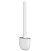 Soft Rubber Toilet Brush Clamp No Dead Space Cleaning Brush, Size: Drain(Moon White)