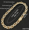 24 Inch Gold Micro-Inlaid Zircon Hipster Large Hip-Hop Necklace Chain