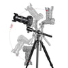 TRIOPO Oubao TA330 Horizontal Arm Tripod Mount Quick Release Center Column Boom Bracket with Tripod Ball-Head