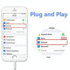 NK107A1 8 Pin to RJ45 Ethernet LAN Network Adapter Cable for iPhone / iPad Series, Total Length: 16cm(White)