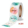 10 Rolls Round Sealing Sticker Thank You Sticker Crafts Gift Decoration Sticker, Size: 2.5cm / 1 Inch(A-251)