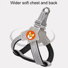 Reflective Dog Harness, Breathable Saddle Style, Black (S)