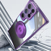 For Samsung Galaxy S25 Ultra 5G 360 Holder MagSafe Acrylic Hybrid TPU Phone Case(Purple)