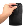 6.4 inch Multifunctional Waterproof Canvas Sports Storage Waist Packs / Phone Cases / Hiking Bag / Camping Bag with Hanging Hook for iPhone 7 Plus / 6S Plus / Galaxy S7 Edge+ / Galaxy Note 8(Black)