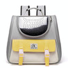 Foldable Cat Backpack Carrier, Yellow, Portable, Breathable
