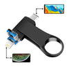 64GB USB 3.0 + 8 Pin + USB-C / Type-C 3 in 1 Mobile Computer Metal U-Disk(Black)