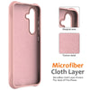 For Samsung Galaxy S25+ 5G Wave Texture MagSafe Magnetic Liquid Silicone Phone Case(Pink)