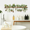 PH-QT4578 Plant Bonsai Decals Bedroom Decor Stickers Small Fresh Living Room Landscaping Decorative Wall Stickers