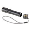 White Light Dimmable Rechargeable Flashlight , 3-Modes with Magnetic & Lanyard(Black)