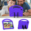 For Galaxy Tab S6 Lite P610/P615 EVA Flat Anti Falling Protective Case Shell with Holder(Purple)