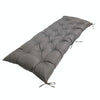 150x50x8cm Outdoor Bench Waterproof Sunscreen Thickened Soft Cushion(Dark Gray)