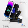 3-In-1 Magsafe Rotating Folding Magnetic Desktop Wireless Charger(Black)