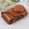 Full Body Camera PU Leather Case Bag with Strap for Samsung Galaxy Camera EK-GC100 / EK-GC110 / EK-GC200(Brown)