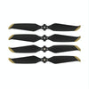 2 Pairs Sunnylife 7238F-2 For DJI Mavic Air 2 / Air 2S Low Noise Quick-release Propellers(Gold)