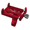 ENLEE Aluminum Alloy Phone Holder Bicycle Riding Fixed Navigation Mount(Red)