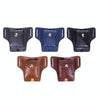 Y-17 3 In 1 Lighter Phone Cigarette Box Storage Waist Bags(Crazy Horse Black)