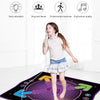 Bluetooth Electronic Dance Mat Children Music Dance Pad, Spec: Lighting Type With Microphone