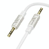 Borofone BL22 3.5mm Zinc Alloy Dignity AUX Audio Cable, Length:1m(White)