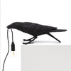E12 LED Lucky Bird Wall Lamp Table Lamp For Bedroom, Style:Sitting Table Lamp, Plug:AU Plug(Black)