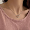 Ladies Light Luxury Bowknot Necklace Clavicle Chain, Specification:XL1780