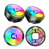 COOLMOON Ice Blade W120 LED Colorful Light 4Pin Cooler Desktop CPU Cooling Fan