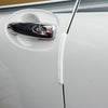 FR JG-031 8 PCS Rubber Car Side Door Edge Protection Guards Cover Trims Stickers(White)