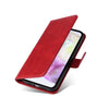 For Samsung Galaxy A56 5G Classic Calf Texture Flip Leather Phone Case(Red)