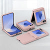For Samsung Galaxy Z Flip6 Hinge MagSafe PC Full Coverage Phone Case(Pink)