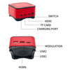 M12 Mini Cube Arcade Game Console HD TV Game Player Support TF Card with 2.4G Controllers 16G