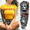 Large Arm Sleeve Waterproof Temporary Tattoo Sticker(TQB-056)