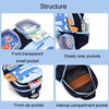 Kindergarten Children Cute Cartoon Backpack School Bag(Car Yellow)