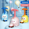 Children Educational Pneumatic Air Powered Car Balloon Scooter Toy Pink Piggy(2 Cars 6 Balloons+Flying)