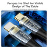 YESIDO CA101 PD 20W USB-C / Type-C to 8 Pin Braided Charging Data Cable, Length:1.2m(Black)