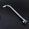 With Base Top Spray Rod Shower Tube Stainless Steel Shower Outlet Pipe Elbow, Size: 29.5cm