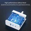 ROCK RH-PD64W T31 2C1A 65W Fast Charge Gallium Nitride Travel Charger, Specification: Set, CN Plug (White)